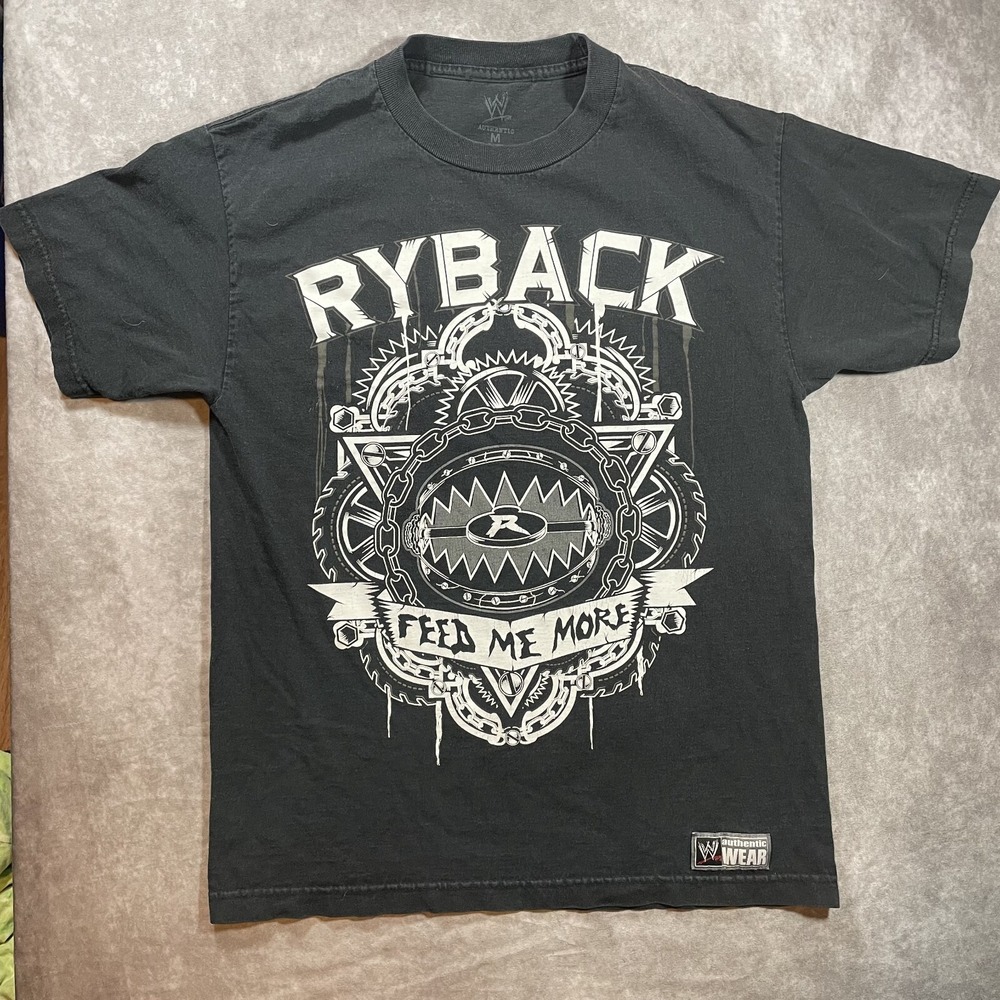 WWE Wrestling Ryback Feed Me More Black T Shirt Men Size M